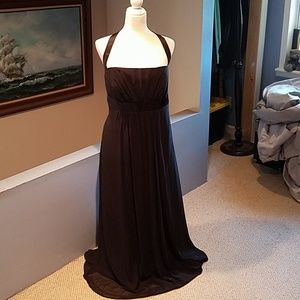 🥂 Black Halter Formal Dress